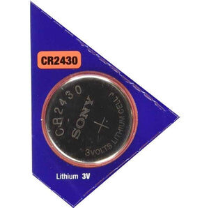 MuRata CR2430 280mAh 3V Lithium Primary (LiMnO2) Coin Cell Watch Battery - 1 Piece Tear Strip, Sold Individually