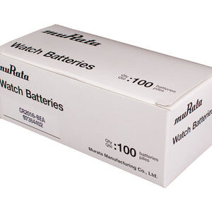 MuRata CR2016 90mAh 3V Lithium Primary (LiMNO2) Coin Cell Batteries - 5-Piece Tear Strip