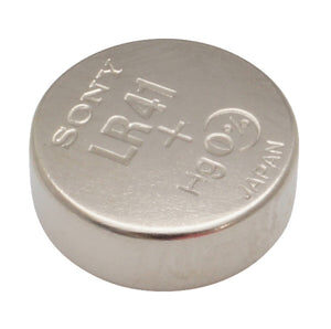 MuRata LR41 1.5V Alkaline Coin Cell Battery - 1 Piece Tear Strip
