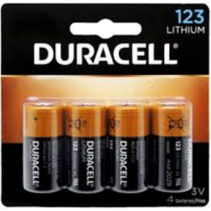 DuracellUltra DL123A (2PK) CR123A 1470mAh 3V Lithium (LiMNO2) Button Top Photo Batteries (DL123AB2PK) - 2 Pack Retail Card