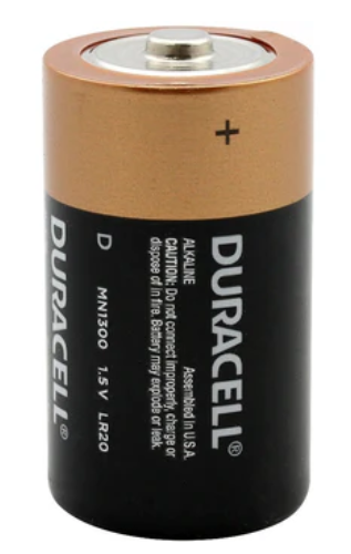 DuracellCoppertop Duralock MN1300 D-cell 1.5V Alkaline Button Top Battery - 12pk