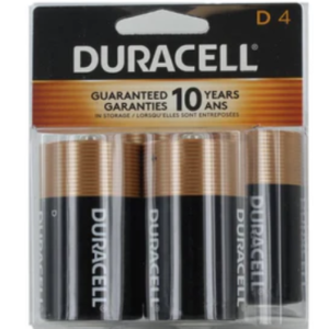 DuracellMN1300 D-cell 1.5V Alkaline Button Top Battery - Bulk