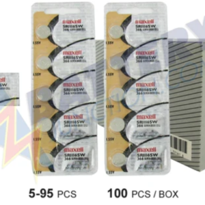 MaxellSR1116SW 366 29mAh 1.55V Silver Oxide Button Cell Battery - Hologram Packaging - 1 Piece Tear Strip, Sold Individually