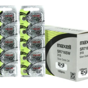 MaxellSR716SW 315 22mAh 1.55V Silver Oxide Button Cell Battery - Hologram Packaging - 1 Piece Tear Strip, Sold Individually