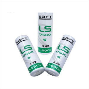SaftLS-17500 A Size 3600mAh 3.6V Lithium Thionyl Chloride (LiSOCI2) Bobbin Wound Button Top Primary Battery - Bulk