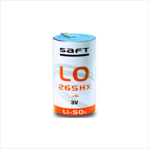 SaftLO26SHX 3.0V Primary Lithium-Sulfur Dioxide Battery (LiSO2) - D Size Spiral Cell
