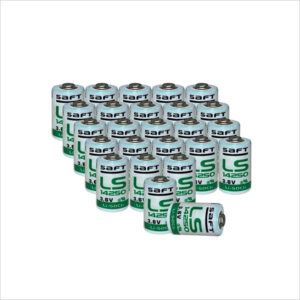 SaftLS-14250-BA 1/2 AA 1100mAh 3.6V Lithium Thionyl Chloride (LiSOCI2) Bobbin Wound Button Top Battery - Bulk